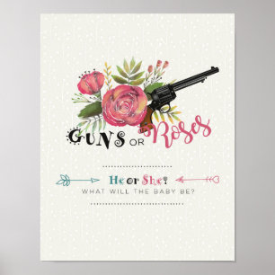 O género das armas ou dos rosas revela o poster d