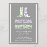 O género das botas de vaqueiro revela convites de