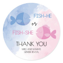 O gênero Fish-he ou Fish-she revela adesivos