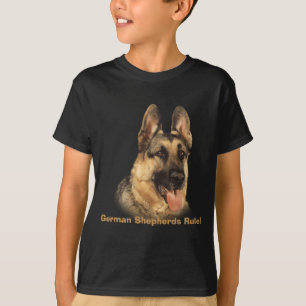 O german shepherd caçoa o t-shirt unisex