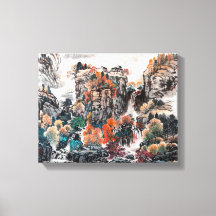 O Glamor do outono, Canvas de pintura chinesa