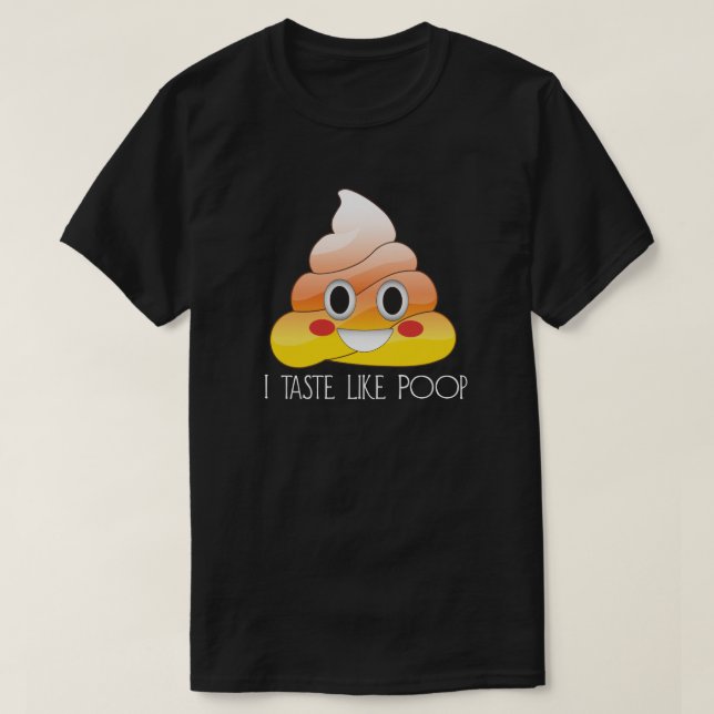 O gosto engraçado de I gosta do t-shirt de Emoji (Frente do Design)