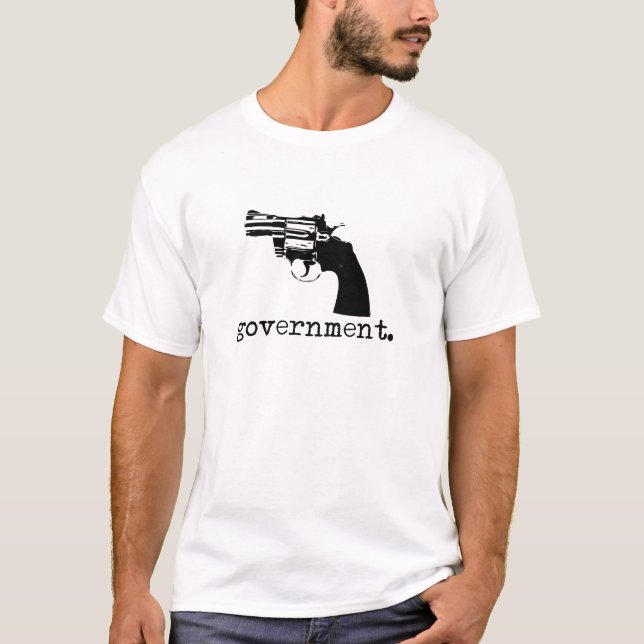 O governo é t-shirt da violência (Frente)