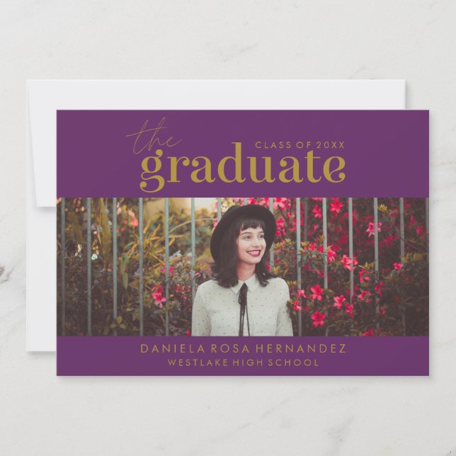 O GRADUADO OUSADO | CONVITE DE FOTOGRAFIA DE GRADU (Frente)