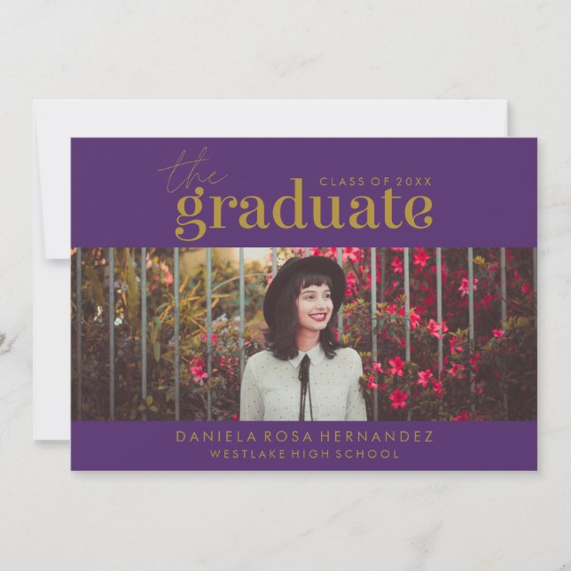 O GRADUADO OUSADO | CONVITE DE FOTOGRAFIA DE GRADU (Frente)