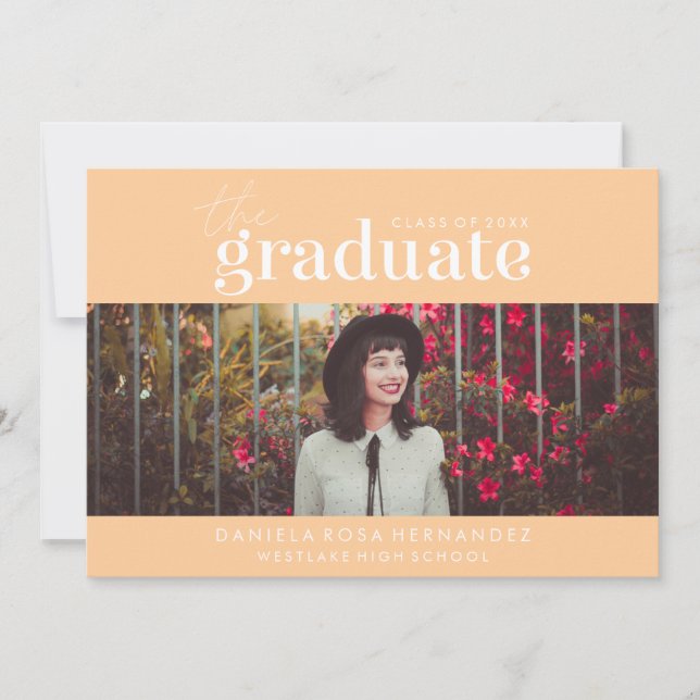 O GRADUADO OUSADO | CONVITE DE FOTOGRAFIA DE GRADU (Frente)