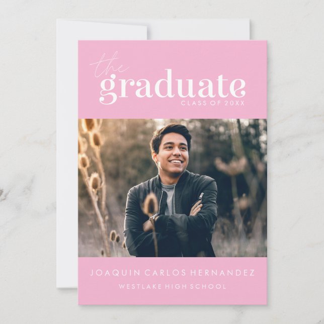 O GRADUADO OUSADO | CONVITE DE FOTOGRAFIA DE GRADU (Frente)