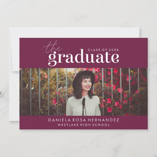O GRADUADO OUSADO | CONVITE DE FOTOGRAFIA DE GRADU (Frente)