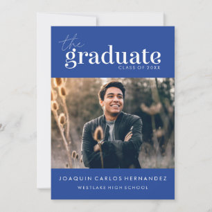 O GRADUADO OUSADO CONVITE DE FOTOGRAFIA DE GRADU