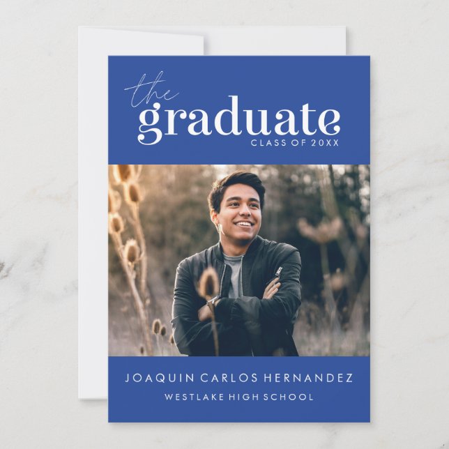 O GRADUADO OUSADO | CONVITE DE FOTOGRAFIA DE GRADU (Frente)