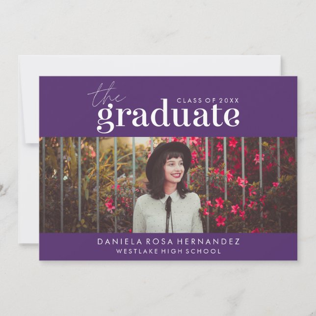 O GRADUADO OUSADO | CONVITE DE FOTOGRAFIA DE GRADU (Frente)