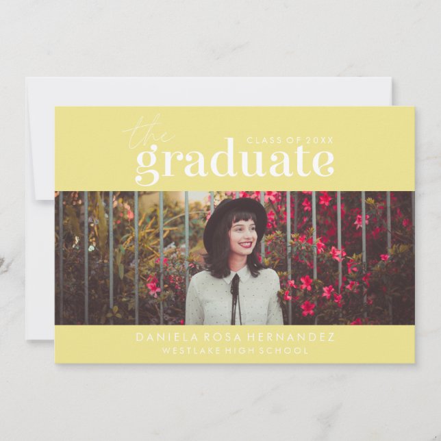 O GRADUADO OUSADO | CONVITE DE FOTOGRAFIA DE GRADU (Frente)