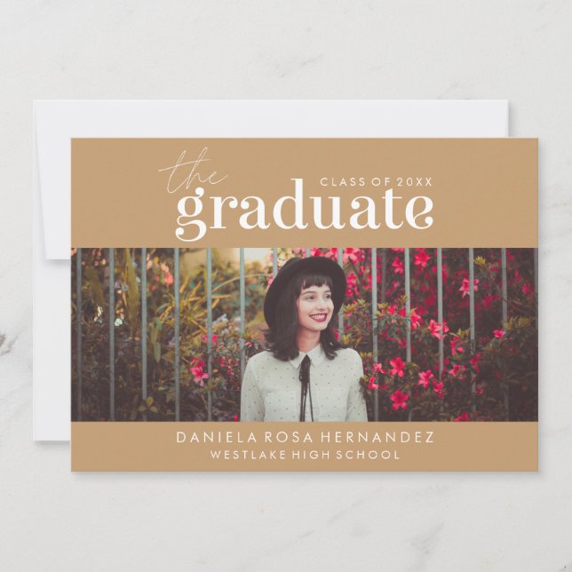 O GRADUADO OUSADO | CONVITE DE FOTOGRAFIA DE GRADU (Frente)
