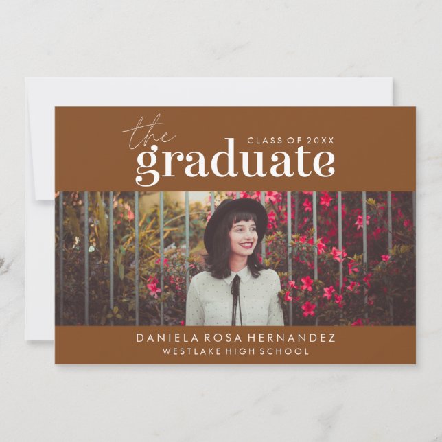 O GRADUADO OUSADO | CONVITE DE FOTOGRAFIA DE GRADU (Frente)