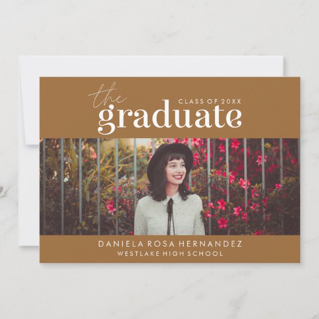 O GRADUADO OUSADO | CONVITE DE FOTOGRAFIA DE GRADU (Frente)