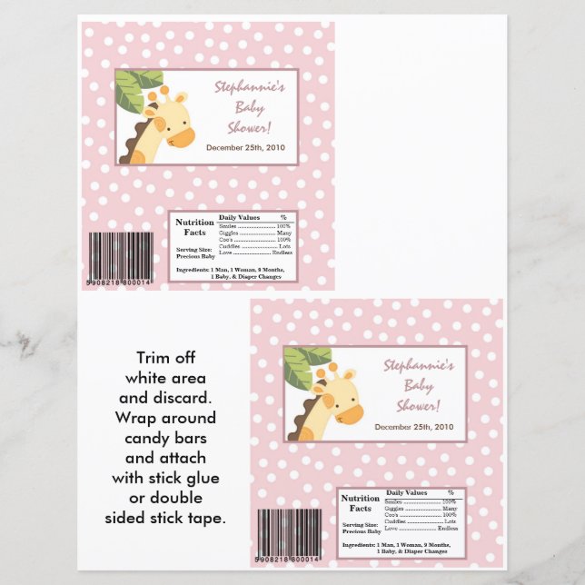 O Grande Bar de Hershey, Safari Jungle Giraff (Frente)