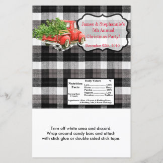 O Grande Bar de Hershey Wrapper XMAS Truck Natal B