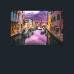 O Grande Canal de Veneza Canvas<br><div class="desc">O Grande Canal de Veneza,  a mais bela avenida do mundo ilustrada nesta Impressão de Telas para vocês.</div>