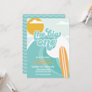 O grande convite de aniversário da praia de Onda