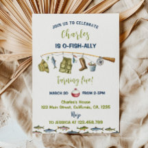 O Grande Convite De Aniversário De Pesca