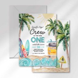 O grande convite de aniversário de um Surf