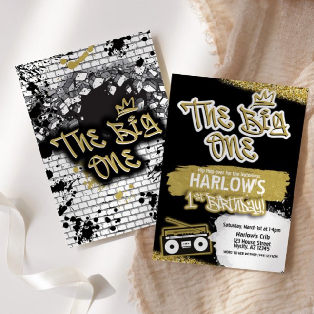 O grande convite para o primeiro aniversario Hip H (Criador carregado)