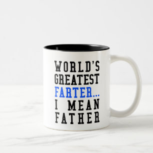 O grande Farter do mundo. Eu significo canecas do