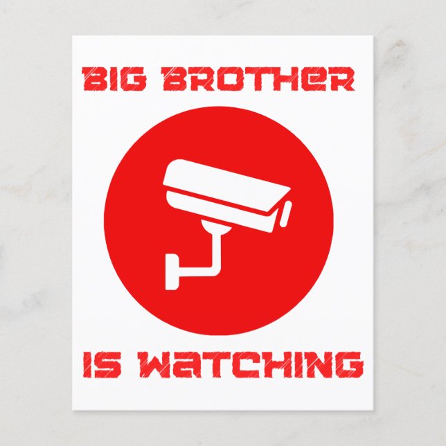 O Grande Irmão Está Observando  1984 ingsoc (Frente)