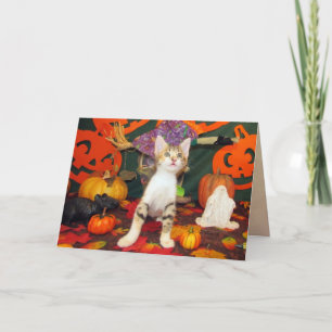 O Grande Medo de Tippy - Cartão de Halloween