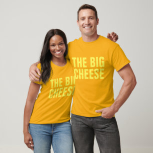 O GRANDE QUEIJO, T-Shirts Engraçado Chefe
