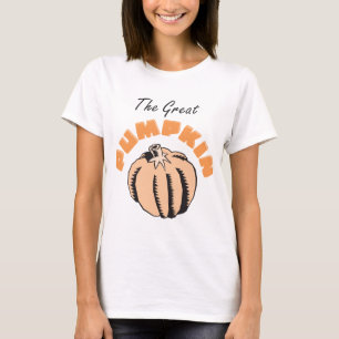 O grande t-shirt da maternidade da abóbora