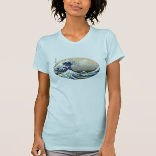 O grande t-shirt da onda