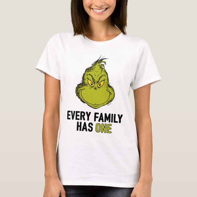 O Grinch | Toda Família Tem Uma Camiseta (Frente)