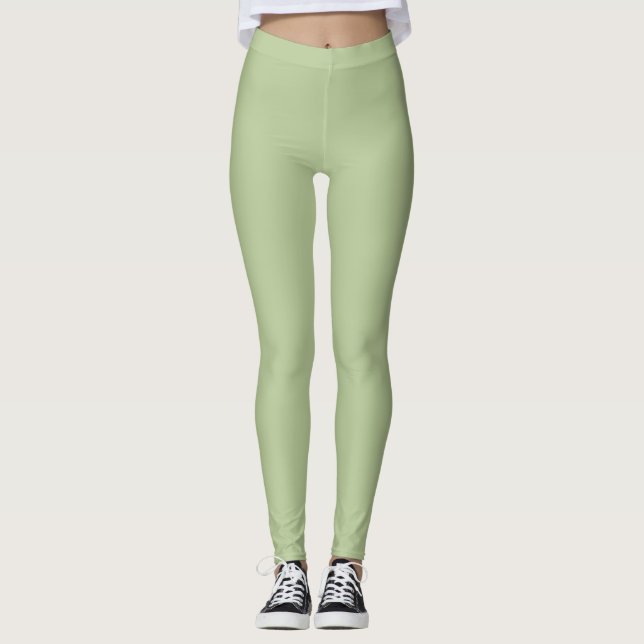 O Groovy Dream Shack: Leggings Creme de Pistácio (Frente)