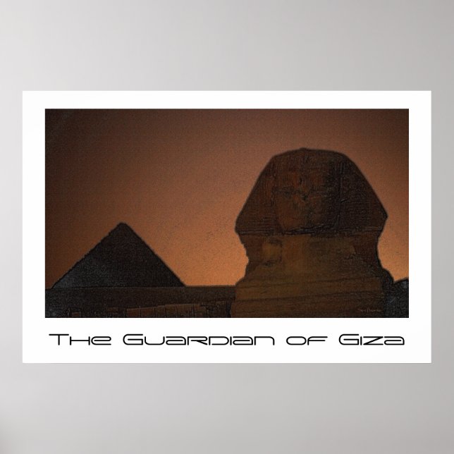 O Guardião de Giza Poster (Frente)