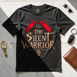 O Guerreiro Silencioso - Camiseta Design Motivacio