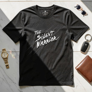 O Guerreiro Silencioso - Camiseta Design Motivacio