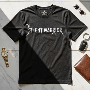 O Guerreiro Silencioso - Camiseta Design Motivacio