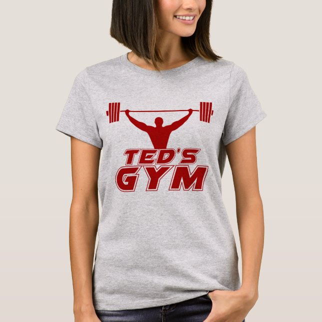 O Gym | de Ted do amigo ao t-shirt do noivo (Frente)