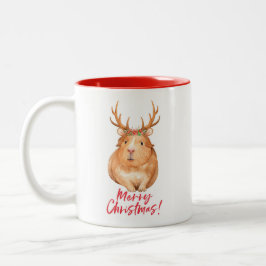 O hamster dois do Natal tonificou a caneca