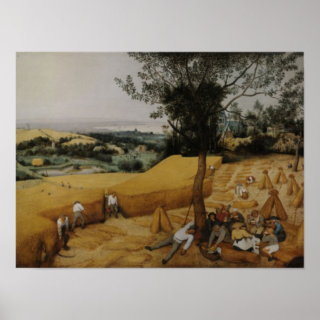 O Harvester de Bruegel, o Velho - Poster (Frente)