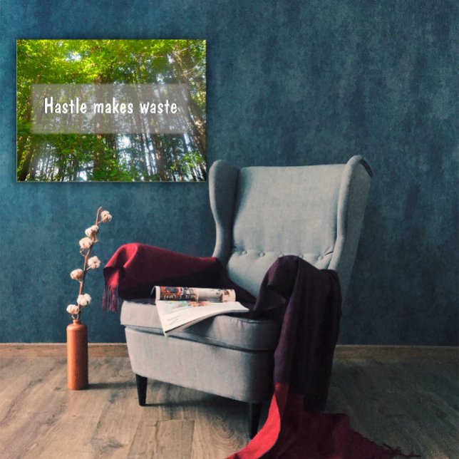 O hastle torna o desperdício de poster inspiracion (Criador carregado)