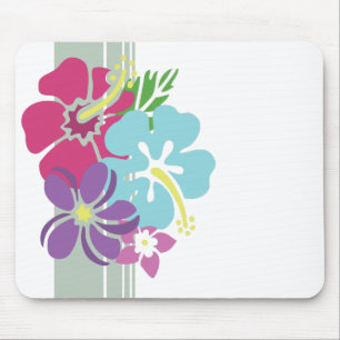 O Hawaiian floresce Mousepad