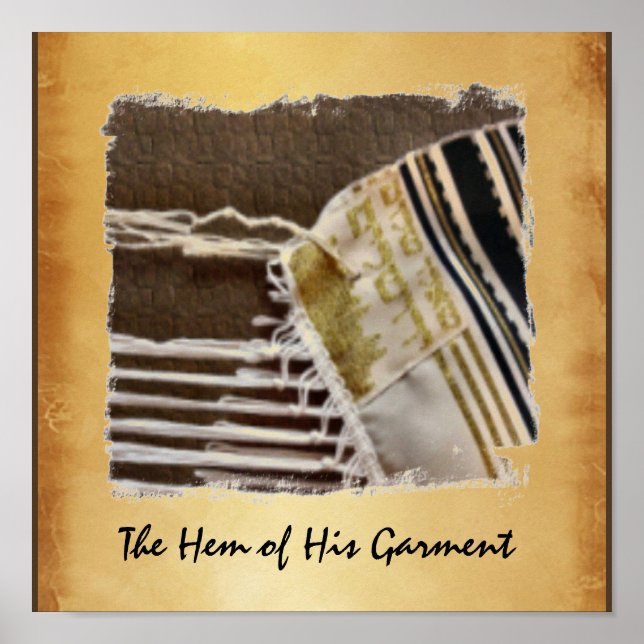 O Hem Da Poster De Vestuário (Frente)