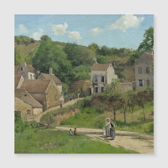 O Hermitage em Pontoise Camille Pissarro (Frente)