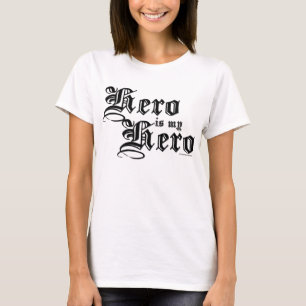 O herói é minha camisa justa da série do herói