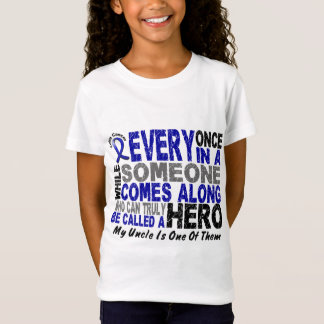O HERÓI VEM AVANTE 1 t-shirt do tio CANCRO DO