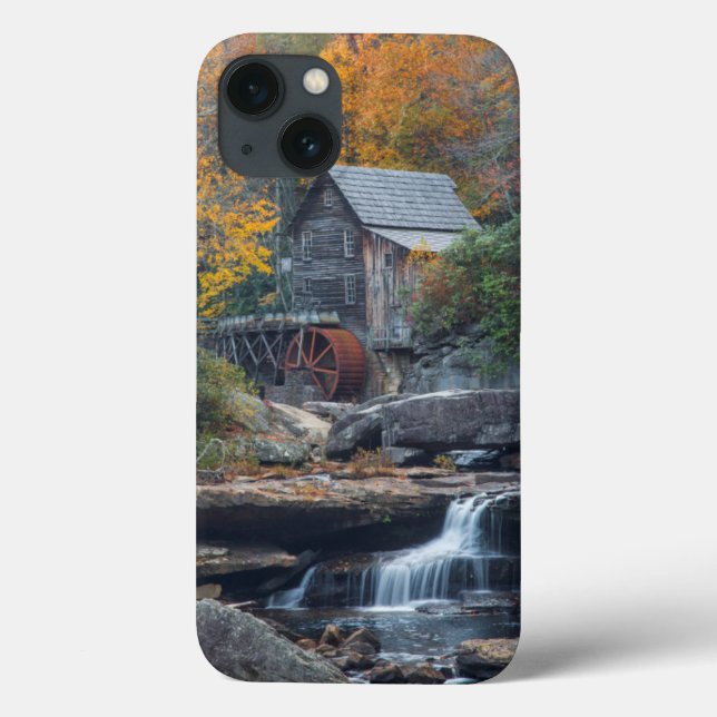 O Histórico Grist Mill On Glade Creek (Verso)