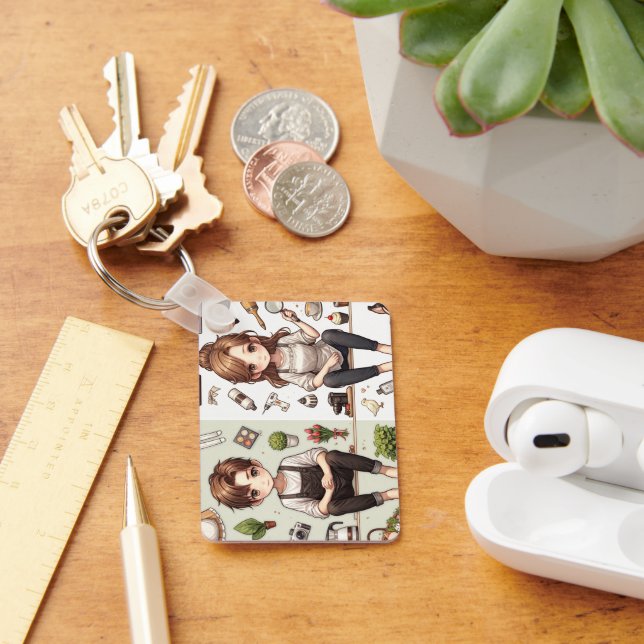 O homem, a mulher. 1 CHAVEIRO (Mesa)