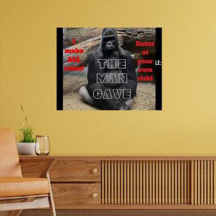O HOMEM CAVE POSTER